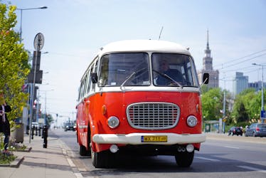 Visite de Varsovie en bus rétro